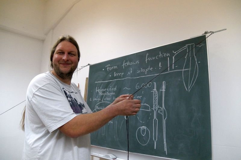 So entsteht eine flämisch gespleisste Sehne aus Dacron