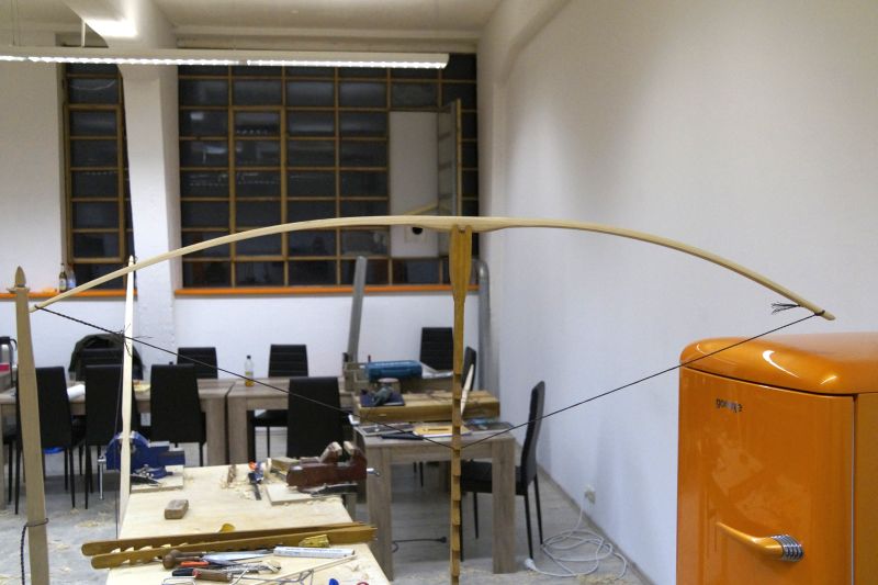 Bogenbau mit Thies Köhn in der BogenSportWelt.de: Tillern