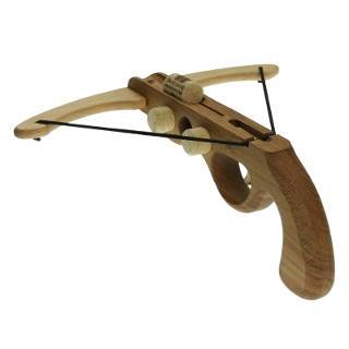 Kleine Kinder-Armbrust mit Korken von Holzkönig Kleine Kinder-Armbrust mit Korken von Holzkönig