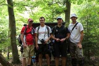 Auch Jakob war mit seiner Gruppe in bester Gesellschaft Auch Jakob war mit seiner Gruppe in bester Gesellschaft