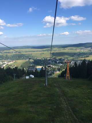 Es mussten in Oberwiesenthal einige Höhenmeter überwunden werden