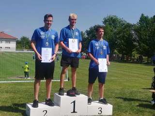 Lukas Lange sicherte sich auf der Kreismeisterschaft den 1. Platz