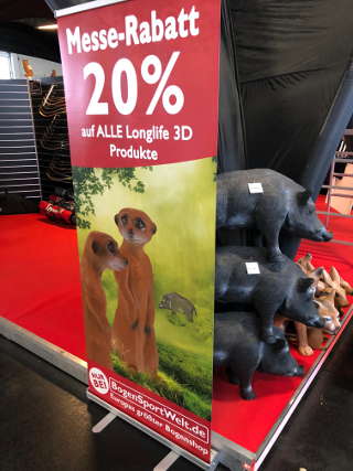 Sensationelle Messe-Preise: 20% Rabatt auf alle Longlife 3D Ziele