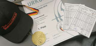 Noch eine wunderschöne Goldmedaille und dazu einen neuen Deutschen Rekord!