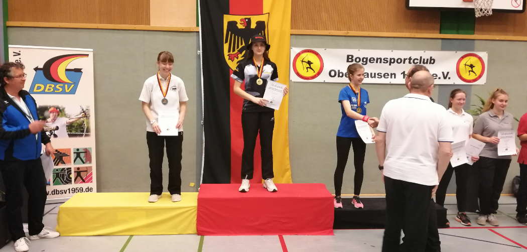 Annika Rennett freute sich über den neuen Deutschen Meister-Titel