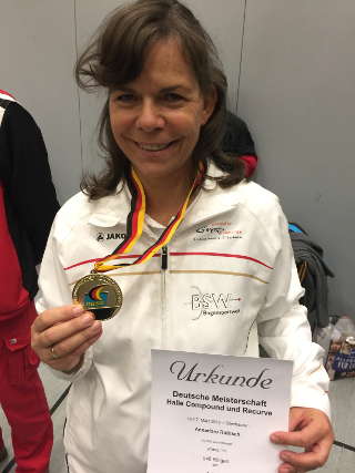 Auch unsere Annedore Röbisch konnte sich den Titel sichern - zum 25. Mal!!!
