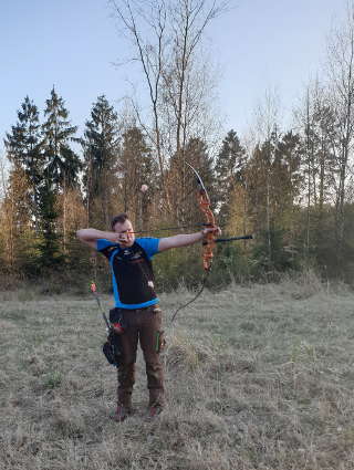 Justus Poggensee fuhr in die Niederlande zum 3D Turnier