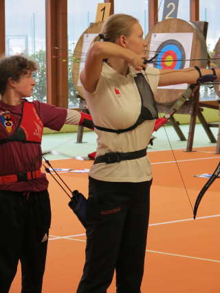 Auch unser junges Talent Elsa Neumann war in Göhren am Start