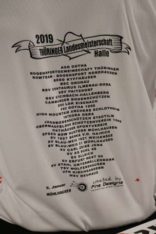 Ein tolles Erinnerungs-Shirt der Thüringer LM Halle 2019
