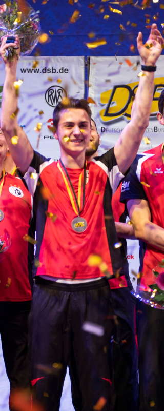 Auch über den deutschen Vize-Meister konnten sich Moritz und sein Team sichtlich freuen!