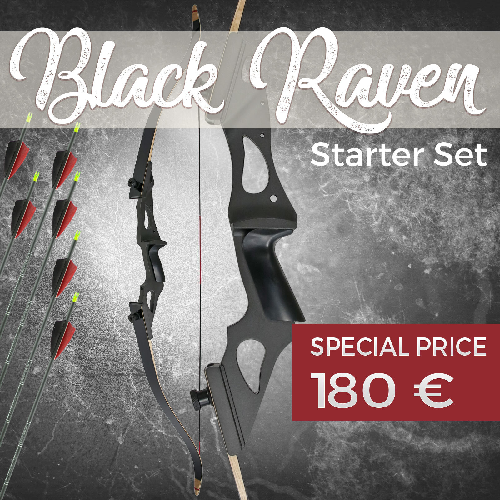 Komplettes Starterset Black Raven zum Sonderpreis