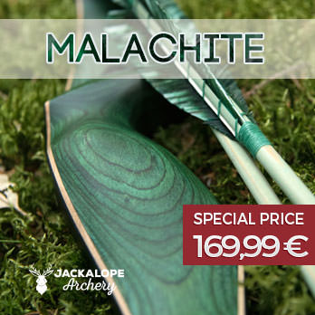 Das Original: Der Jackalope Malachite als One Piece Recurve oder Hybrid